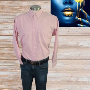 Ralph Lauren‎ Casual Shirt Men's  Pink Long Sleeve Sz 16/32-33